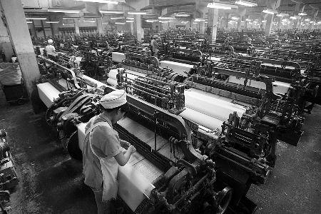 郑州国棉三厂要建成纺织工业